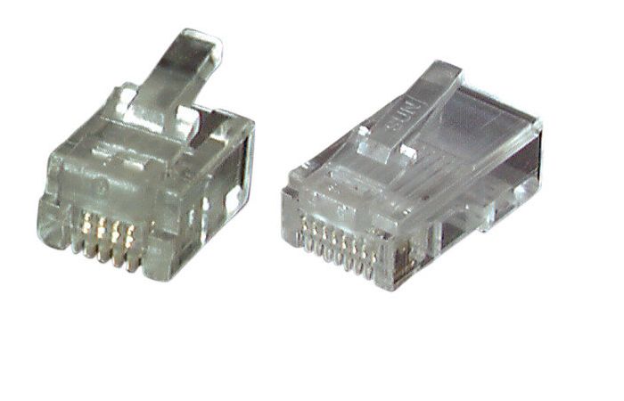 Kištukas RJ45 UTP kat.5 monolitui - EFB-ELEKTRONIK