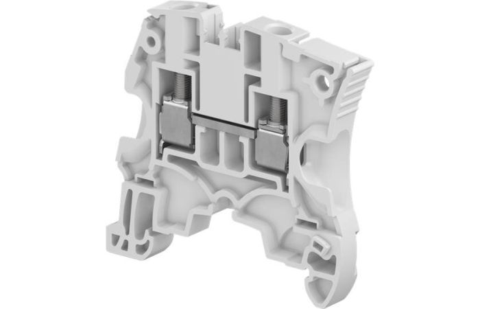 Gnybtas 6mm2/6mm pilkas ant bėgelio ZS6 - ENTRELEC