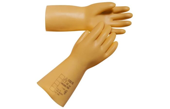 Pirštinės dielektrinės 7500V (test 10 000V) 360mm, dydis 11 [pora] - REGELTEX