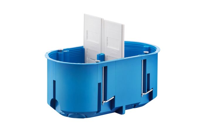 Dėžutė g/k [68x61] dviguba pagilinta be halogenų mėlyna P2x60D - SIMET