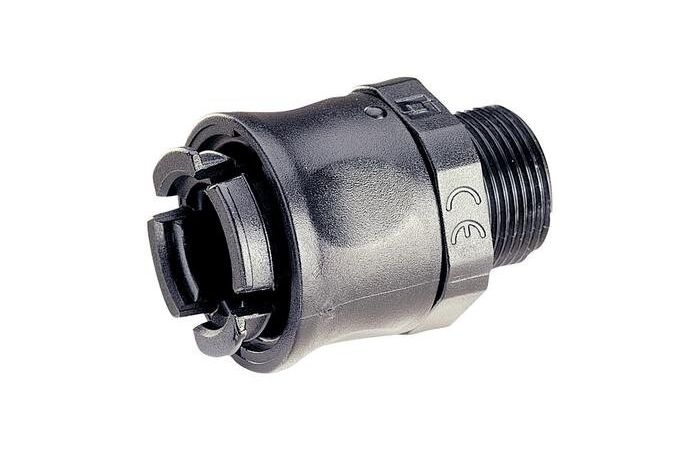 Sandariklis be veržlės M32 D32 gofruotam vamzdžiui juodas LGP - BTICINO