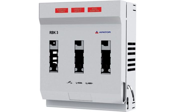 Kirtiklis-saugiklis ant plokštės NH3 iki 630A RBK 3 PRO - APATOR