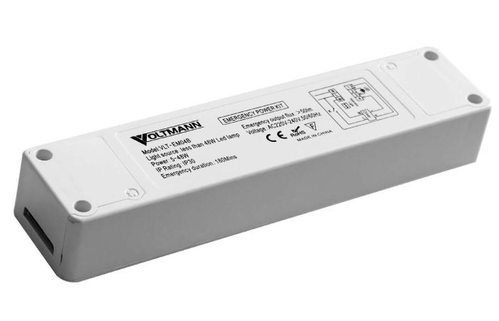 Inverteris LED 5-50W 3val. universalus su išoriniu transformatoriumi VLT-EM04B - VOLTMANN