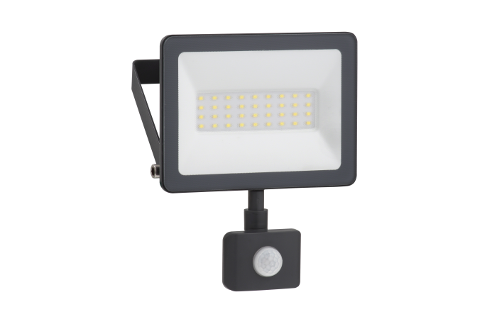 Prožektorius LED 20W IP44 4000K 2000lm su judesio jutikliu Mureva FL - SCHNEIDER ELECTRIC