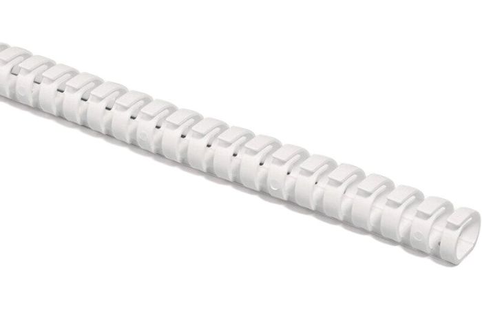 Vamzdis praskiriamas D20mm baltas Duct Flex [0.5m] - HELLERMANN TYTON