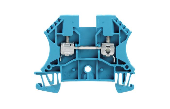 Gnybtas 4mm2 mėlynas ant bėgelio varžtiniai kontaktai WDU 4 N - WEIDMULLER