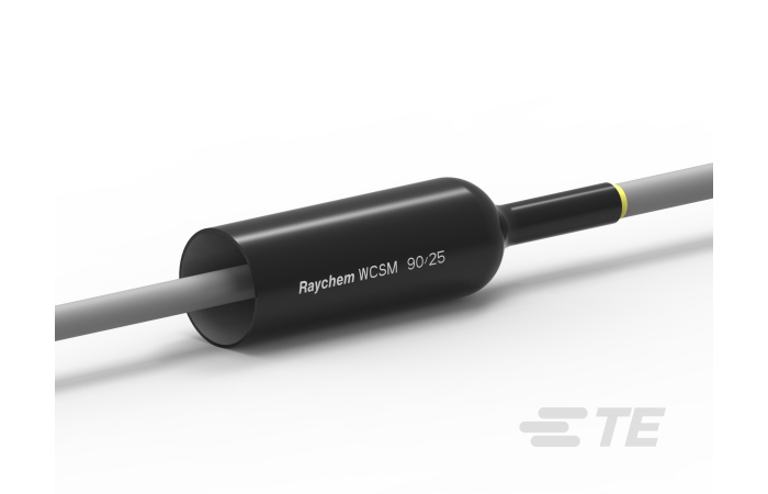 Vamzdelis termosusitraukiantis su klijais 90.0-25.0mm juodas L-1m WCSM-90/25-1000/S(S5) - RAYCHEM