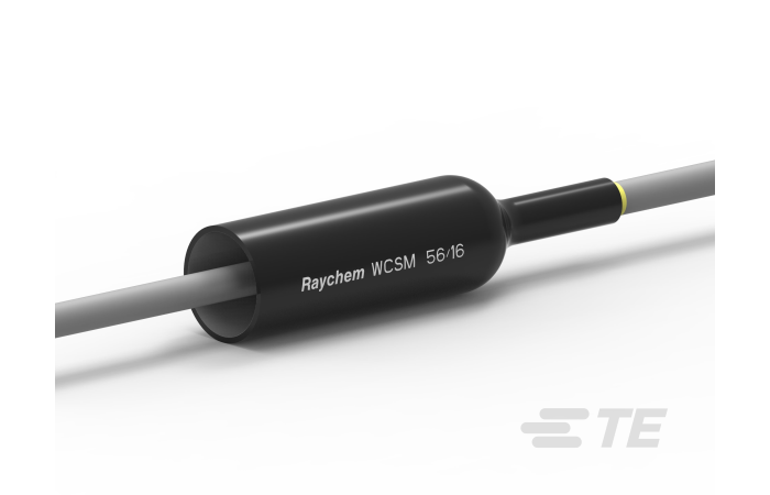 Vamzdelis termosusitraukiantis su klijais 56.0-16.0mm juodas L-1.2m WCSM-56/16-1200/S(S10) - RAYCHEM