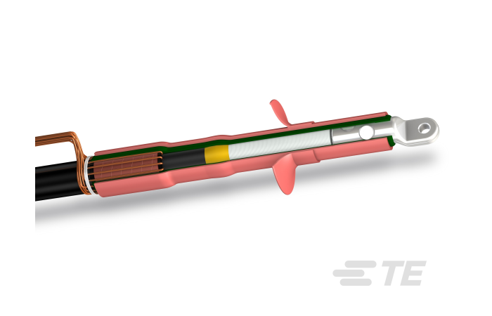 Mova galinė 3x1x70-150mm2 12kV kabeliui lauko su antgaliais POLT-12D/1XO-L12A - TE CONNECTIVITY