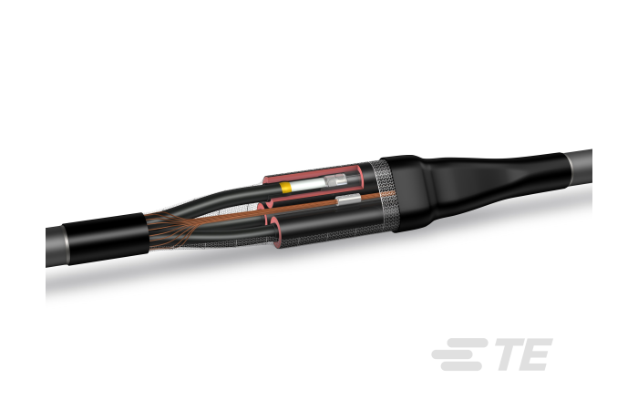 Mova jungiamoji 3x70-150mm2 24kV kabeliui su sujungikliais POLJ-24/3x70-150 - TE CONNECTIVITY