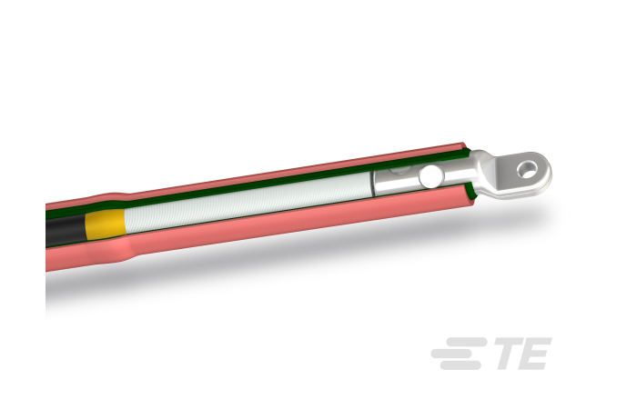 Mova galinė 3x1x120-240mm2 24kV kabeliui vidaus su antgaliais POLT-24D/1XI-L12B - TE CONNECTIVITY
