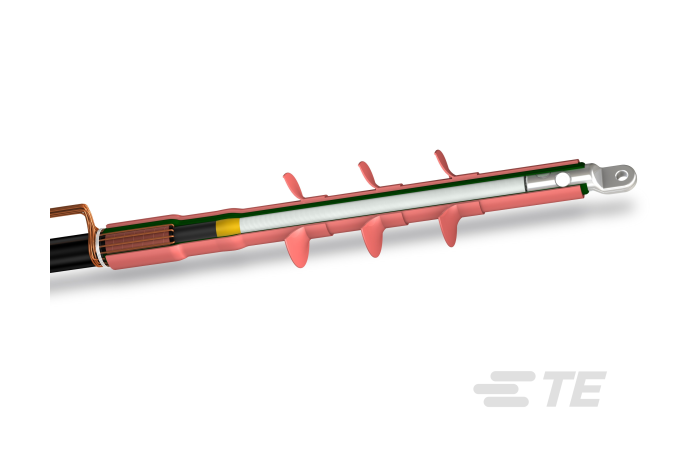 Mova galinė 3x1x70-150mm2 24kV kabeliui lauko su antgaliais POLT-24D/1XO-L12A - TE CONNECTIVITY