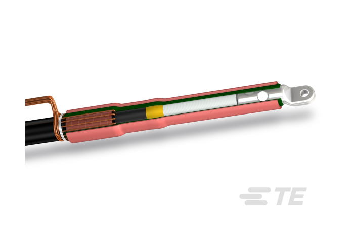 Mova galinė 3x1x70-150mm2 12kV kabeliui vidaus su antgaliais POLT-12D/1XI-L12A - TE CONNECTIVITY