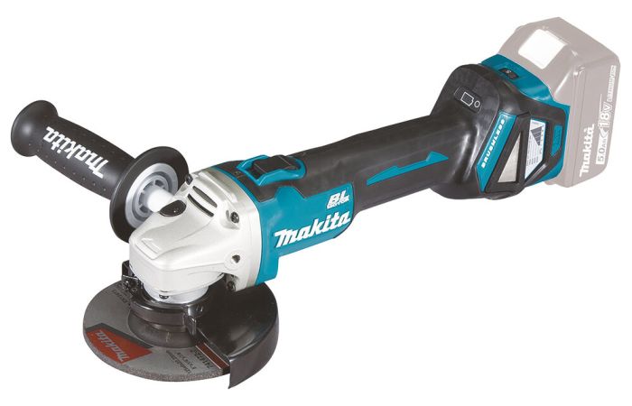 Šlifuoklis kampinis akumuliatorinis 18V D125mm 3000-8500aps/min LXT - MAKITA