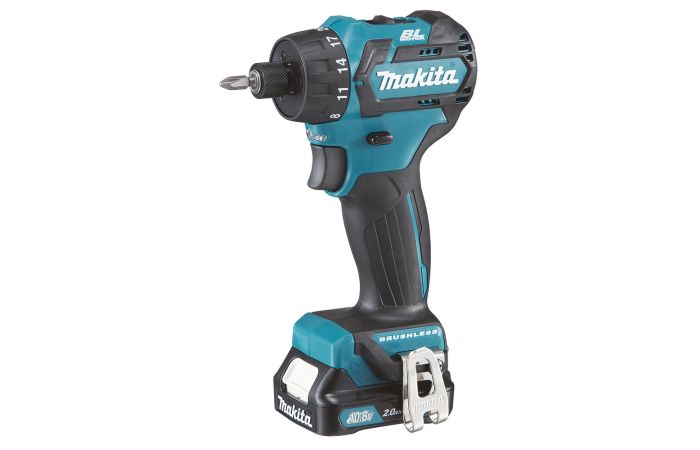 Gręžtuvas akumuliatorinis 12V 2x2.0Ah 35/21Nm 0.88kg LED 2 greičiai CXT - MAKITA