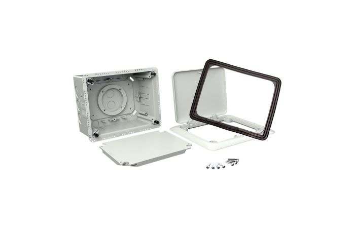 Dėžutė p/t [185x143x86] IP30 fasadui su panele lizdui arba automatams KUZ-VO - KOPOS KOLIN