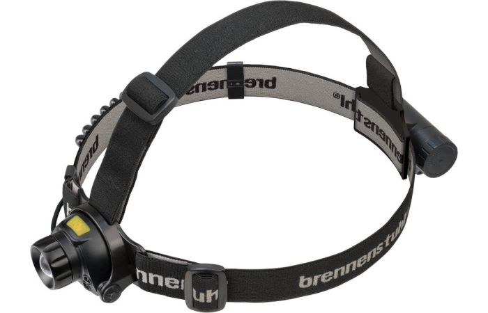 Žibintuvėlis ant galvos LED IP44 400lm įkraunamas 50val. 3.7V/2.6Ah baterija LUXPREMIUM SL400AF - BRENNENSTUHL