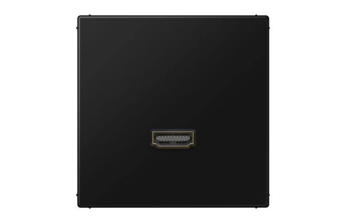 Lizdas p/t HDMI juodas LS - JUNG