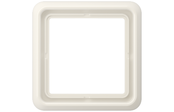 Rėmelis viengubas IP44 dramblio kaulo spalvos CD - JUNG