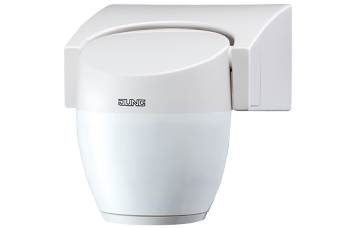 Jutiklis judesio v/t IP55 H-2.4m D-16m 220 laipsnių baltas - JUNG