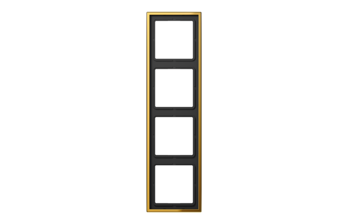 Rėmelis keturgubas aukso spalvos LS - JUNG