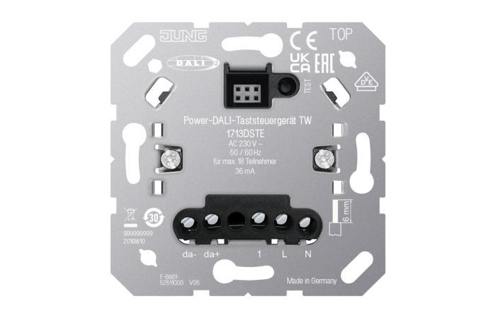 Reguliatorius p/t mygtukinis DALI 230V - JUNG