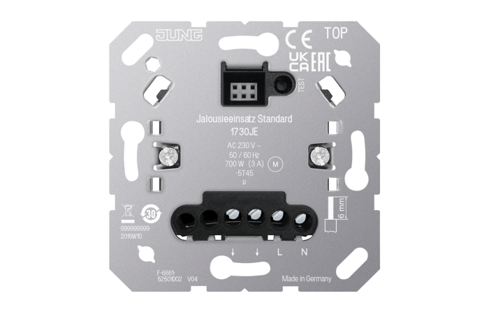Jungiklis p/t žaliuzių valdymui - JUNG