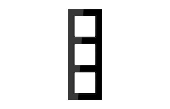 Rėmelis trigubas juodas A550 - JUNG
