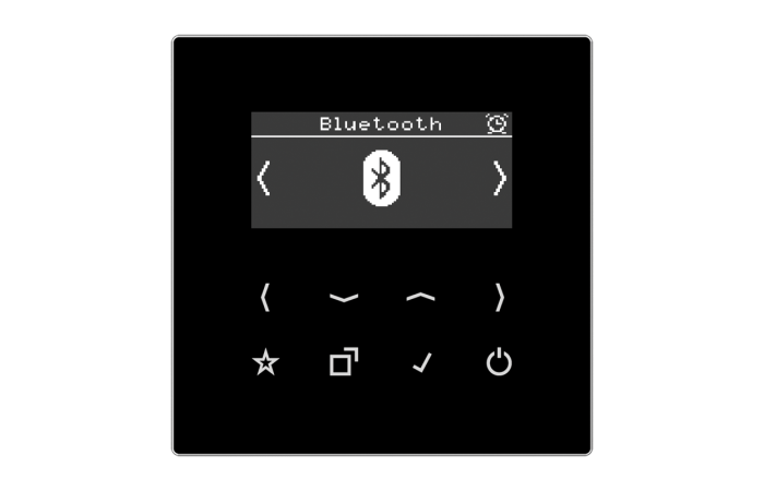 Radijas skaitmeninis juodas su bluetooth sąsaja LS - JUNG