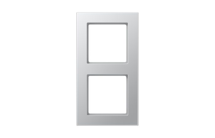 Rėmelis dvigubas aliuminio spalvos A550 - JUNG