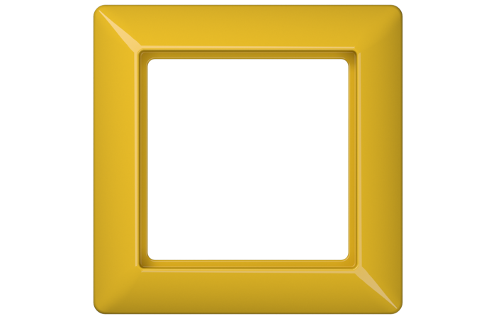 Rėmelis viengubas geltonas AS 500 - JUNG