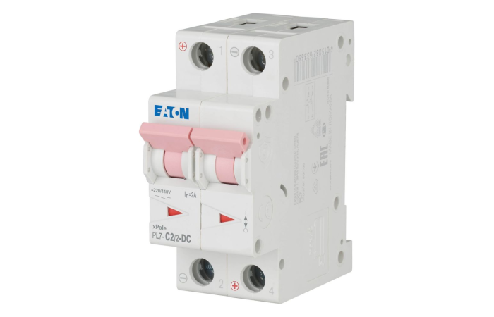 Automatas 2P 2A C 10kA PL7-C2/2-DC - EATON