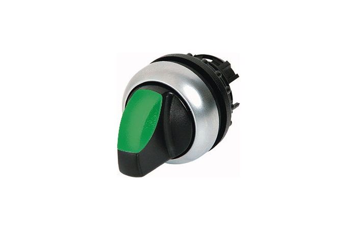 Galvutė perjungikliui 3 padėčių žalia skaidri su fiksacija M22-WRLK3-G - EATON
