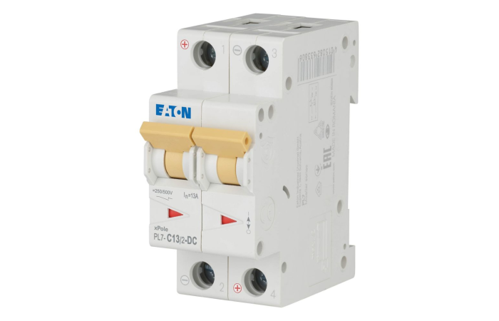 Automatas 2P 13A C 10kA PL7-C13/2-DC - EATON