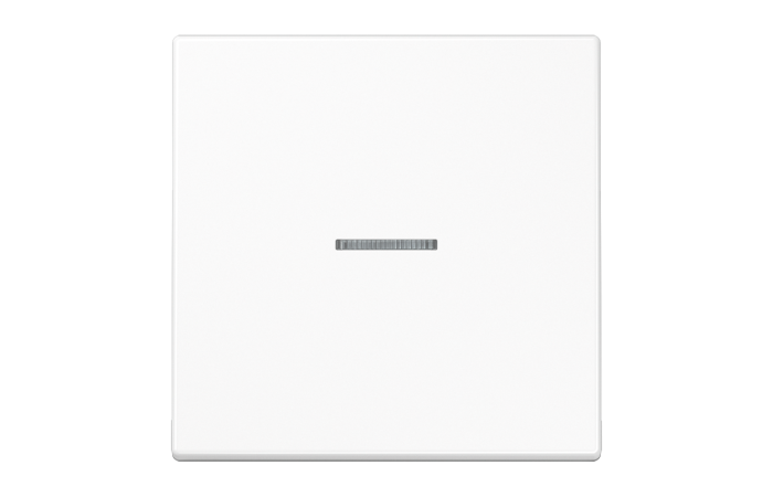 Klavišas viengubam jungikliui su apšvietimu baltas LS - JUNG