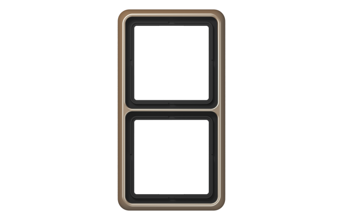 Rėmelis dvigubas bronzinis CD - JUNG