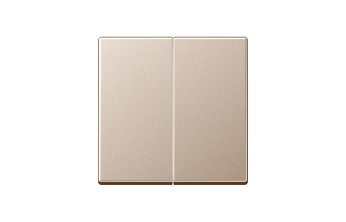 Klavišas dvigubam jungikliui šampano spalvos A - JUNG