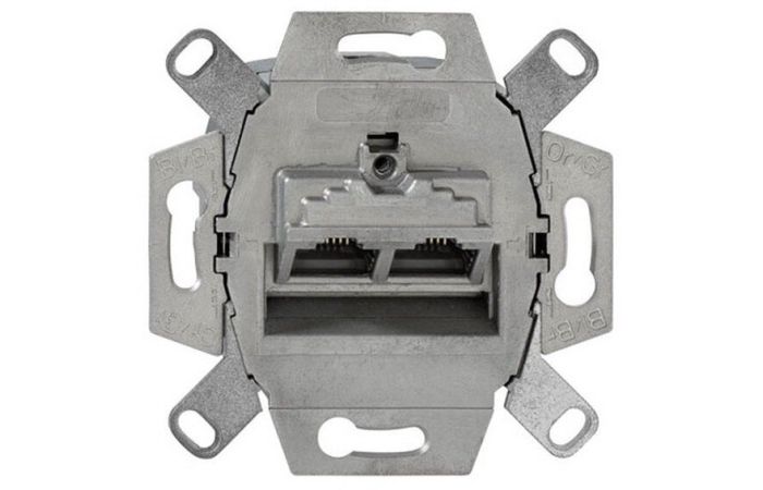 Lizdas kompiuterinis p/t dvigubas UAE8x8P Kat.6 ekranuotas - JUNG