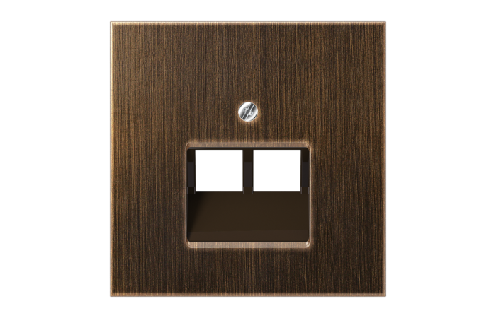 Dangtelis dvigubas UAE lizdui sendinto žalvario spalvos LS - JUNG