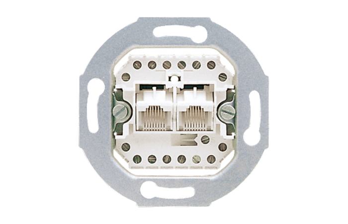 Lizdas telefono p/t dvigubas UAE8x8P Kat.3 - JUNG