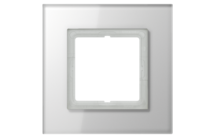 Rėmelis viengubas baltas stiklinis LS - JUNG