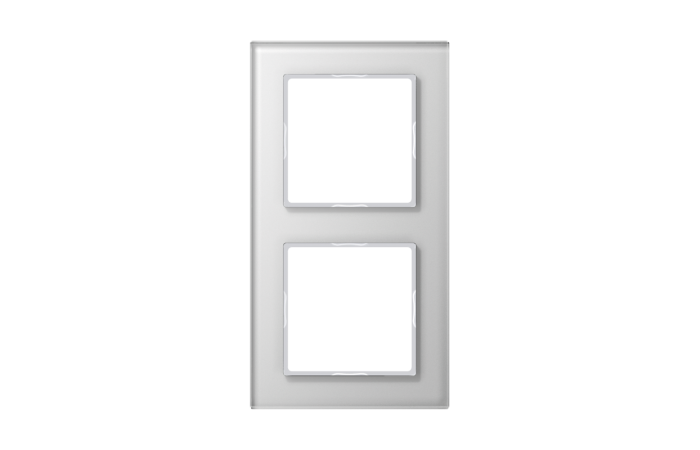 Rėmelis dvigubas stiklinis baltas A CREATION - JUNG