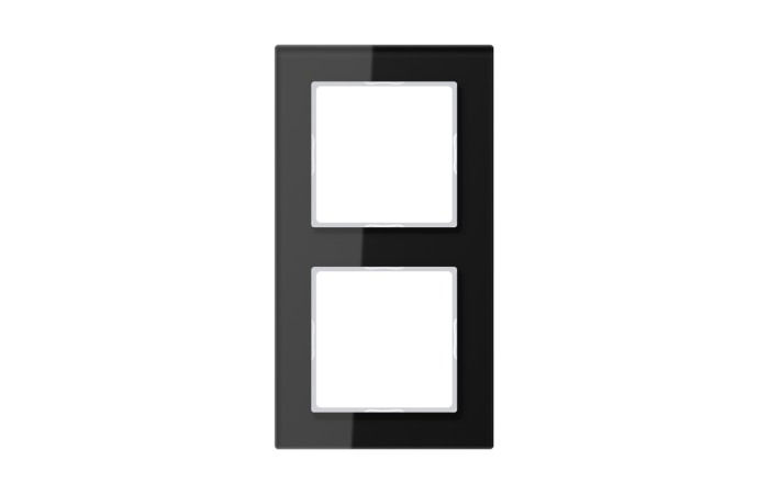 Rėmelis dvigubas stiklinis juodas A CREATION - JUNG