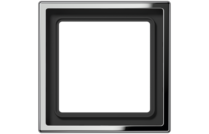 Rėmelis viengubas chromo spalvos LS - JUNG