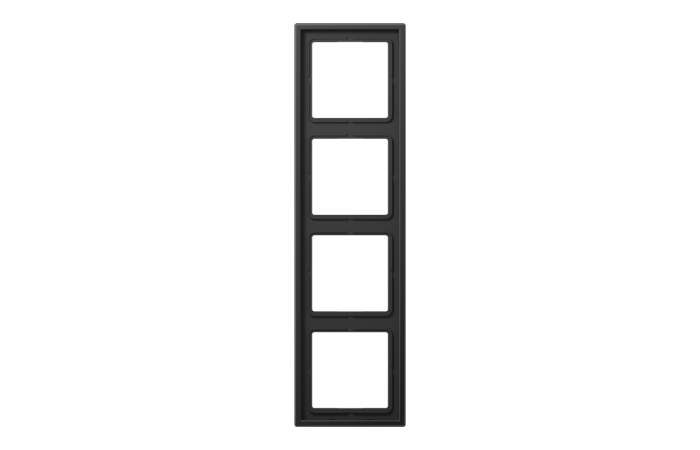 Rėmelis keturgubas aliumininis antracito spalvos LS - JUNG