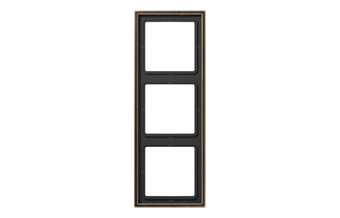 Rėmelis trigubas sendinto žalvario spalvos LS - JUNG