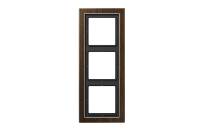 Rėmelis trigubas sendinto žalvario spalvos LS - JUNG