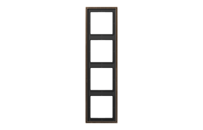 Rėmelis keturgubas sendinto žalvario spalvos LS - JUNG