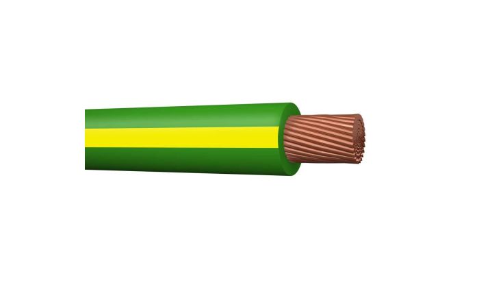Laidas MKEM-HF C-PRo 16mm2 450/750V geltonai žalias Cca klasė [Ritė po 100m] - PRYSMIAN