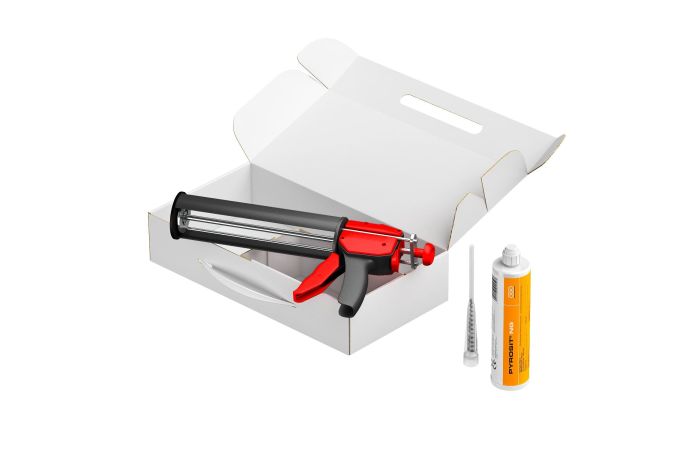 Putos priešgaisrinės 380ml su pistoletu FBS-ST PYROSIT NG - OBO BETTERMANN